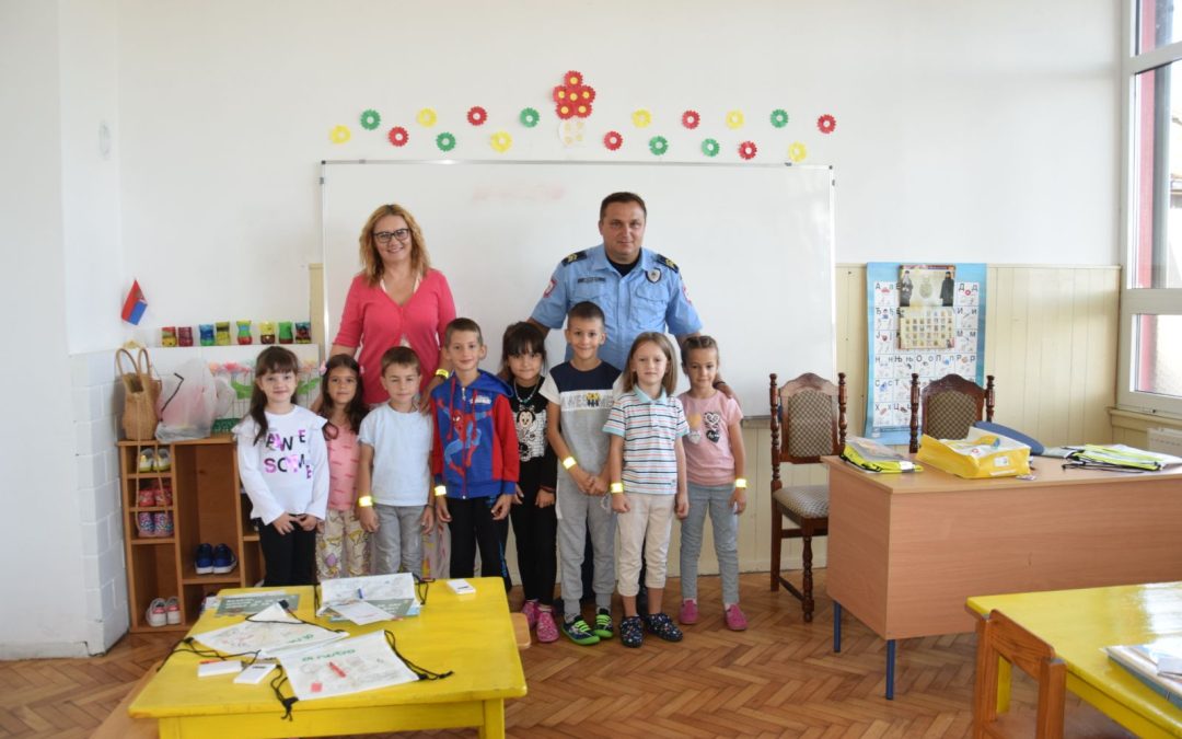 Првачићима из Доњег Забрђа одржано предавање о безбједном учешћу у саобраћају